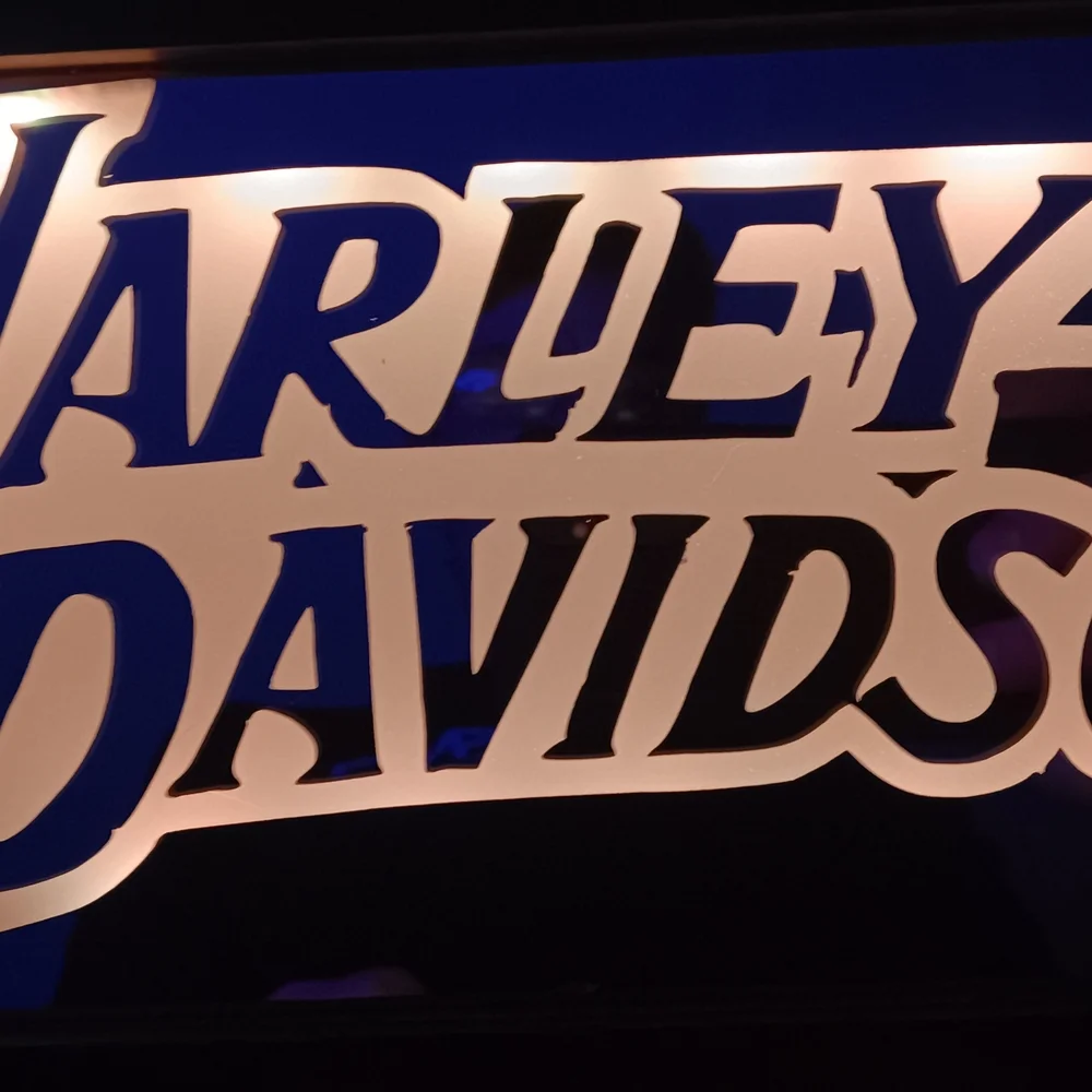 CHarley-Davidson LED Wall Mirror